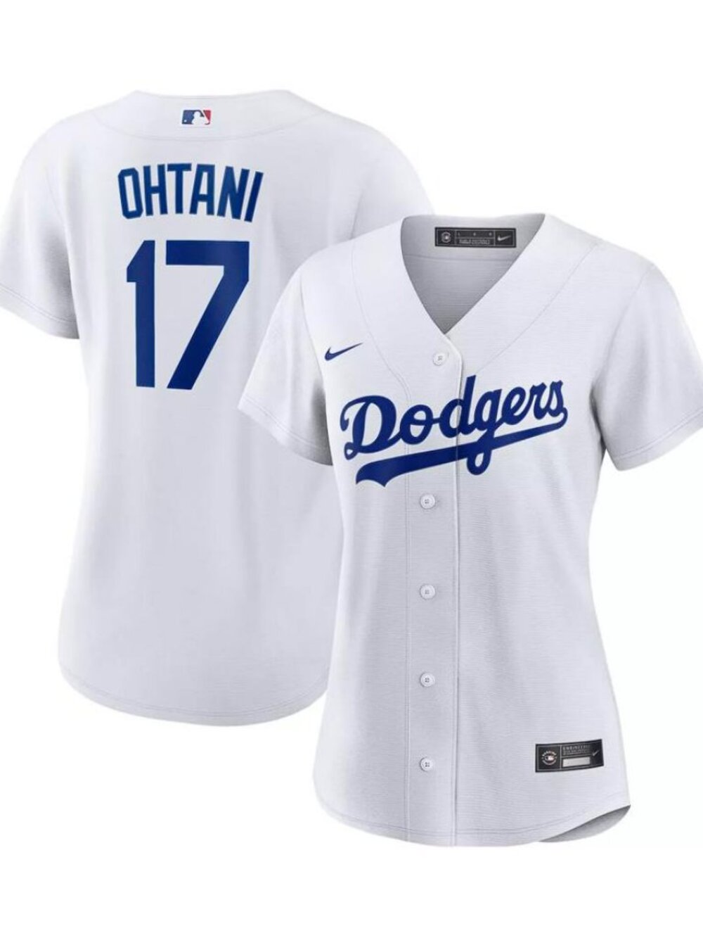 NIKE Women's Shohei Ohtani White Los Angeles Dodgers Home Replica Jersey Size M